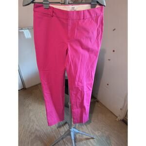 Crown & Ivy Pink Ankle Pants size 8 Low Rise